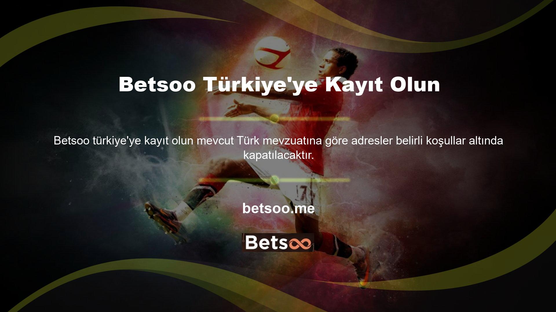 Bu bağlamda Betsoo Türkiye'ye kayıt için adres değişikliği gerekmekteydi
